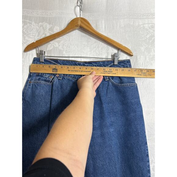 VTG Levis Jeans 512 15 Jr M Slim Fit Straight Leg 1998 Medium Wash Blue Denim - Picture 5 of 15